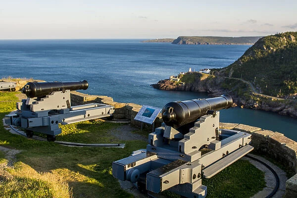 Queens Battery, Cabot Tower, Signal Hill National Historic Site, St. John s, Newfoundland, Canada