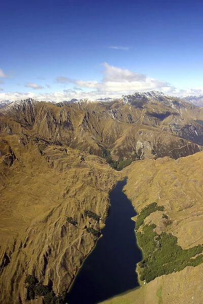 Queenstown, New Zealand. Spectacular lakes, mountaintops, rivers, glaciers, and ice