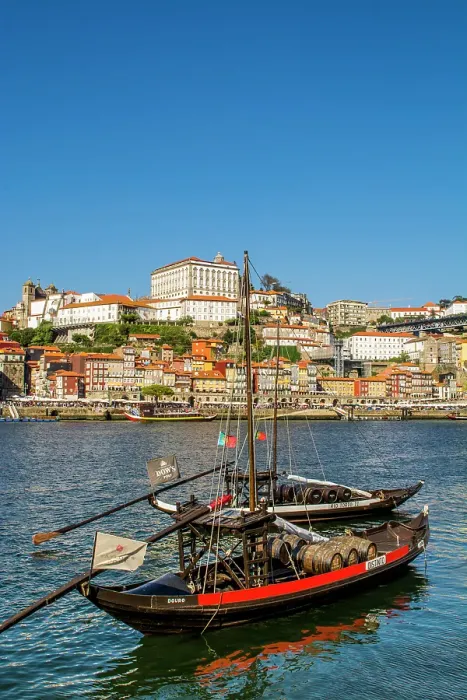 Framed Print : Rabelo boats on the Douro River, Porto, Portugal. (Editorial Use Only) Framed Print : Rabelo boats on the Douro River, Porto, Portugal. (Editorial Use Only)
