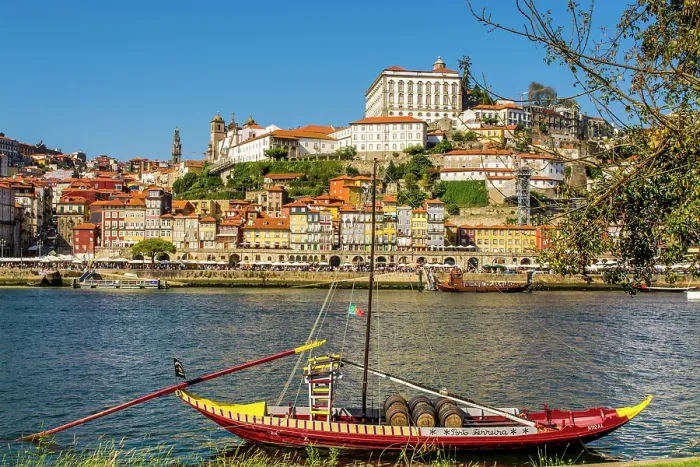 Framed Print : Rabelo boats on the Douro River, Porto, Portugal. (Editorial Use Only) Framed Print : Rabelo boats on the Douro River, Porto, Portugal. (Editorial Use Only)