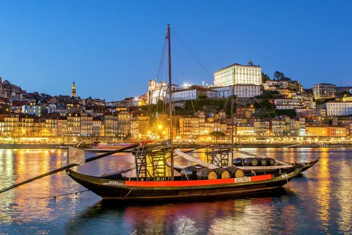 Framed Print : Rabelo boats on the Douro River, Porto, Portugal. (Editorial Use Only) Framed Print : Rabelo boats on the Douro River, Porto, Portugal. (Editorial Use Only)