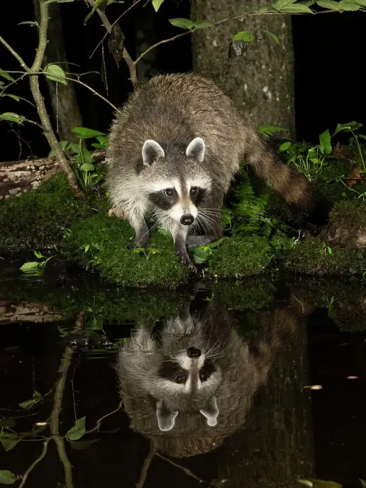 Framed Print : Raccoon, Pennsylvania, USA Framed Print : Raccoon, Pennsylvania, USA