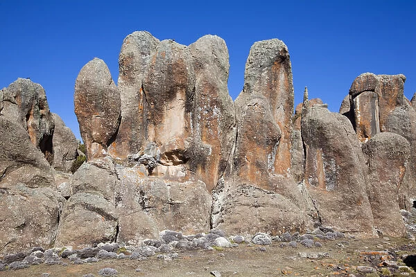 The Rafu Lava Flow with its bizarre rock formations, Sanetti Plateau