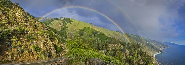 Rainbow, Big Sur Area, California, USA