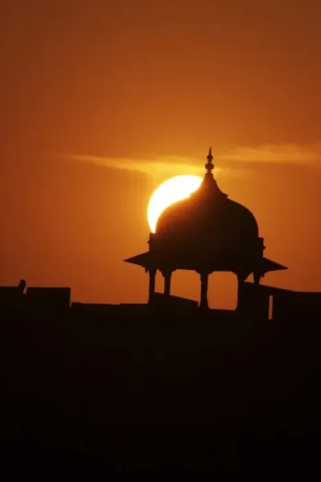 Framed Print : Rajasthan, India A belfried at sunset near the Taj Mal Framed Print : Rajasthan, India A belfried at sunset near the Taj Mal