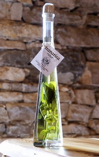 Rakija grappa type spirit flavored with herbs, Travarica, Toreta Vinarija Winery