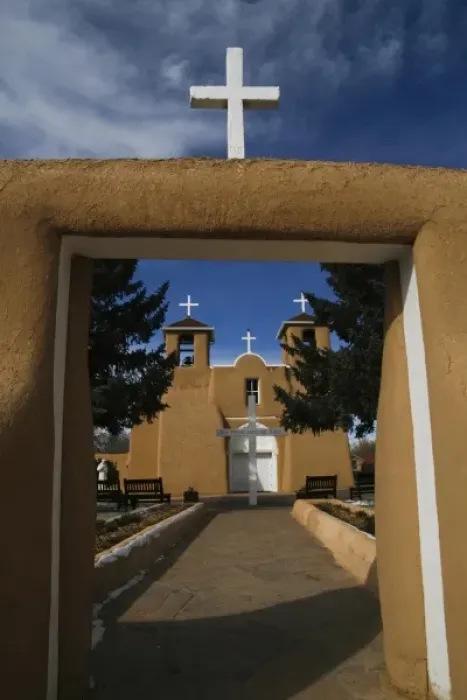 Framed Print : Rancho de Taos, New Mexico, United States. San Francisco de Asis adobe cathedral