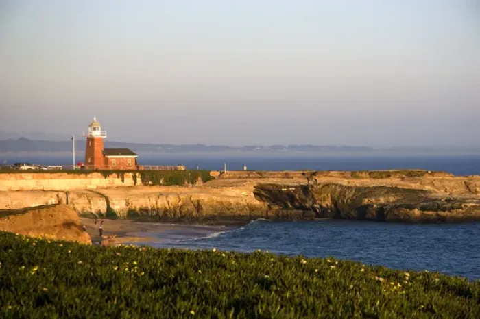 Framed Print : Red brick lighthouse at Santa Cruz, California. red brick, brick, lighthouse Framed Print : Red brick lighthouse at Santa Cruz, California. red brick, brick, lighthouse