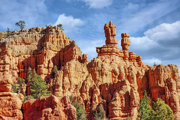 Framed Print : Red Canyon Area of Dixie National Forest in Utah