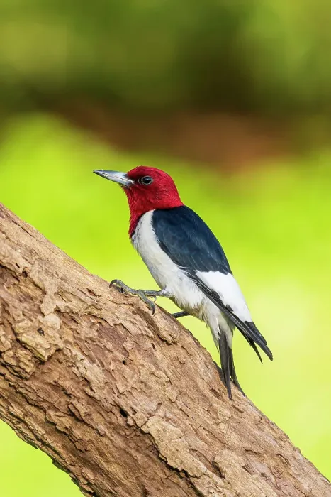 Framed Print : Red-headed Woodpecker on dead tree, Marion County, Illinois Framed Print : Red-headed Woodpecker on dead tree, Marion County, Illinois