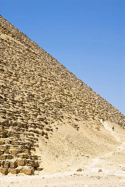 The Red Pyramid at Dashur, or Senefru Pyramid, Cairo, Egypt, North Africa, Africa