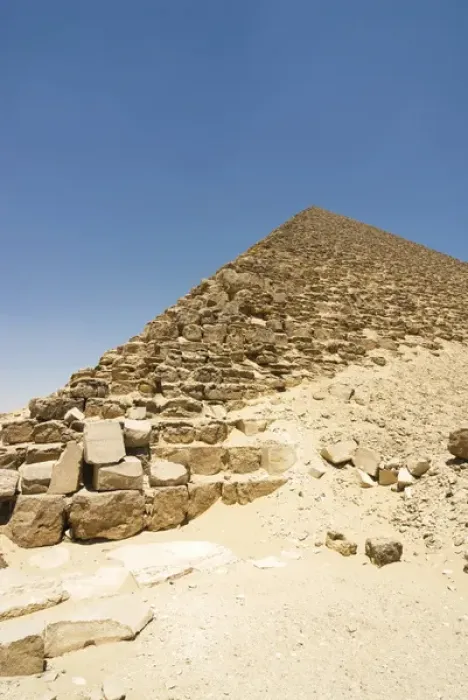 Framed Print : The Red Pyramid at Dashur, Senefru or Snefru Pyramid, Cairo, Egypt, North Africa, Africa