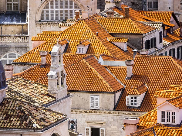 Red roofs and domes of the old city