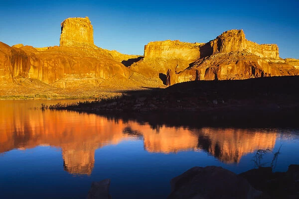 Reflection, Lake Powell National Recreation Area, Utah, Arizona