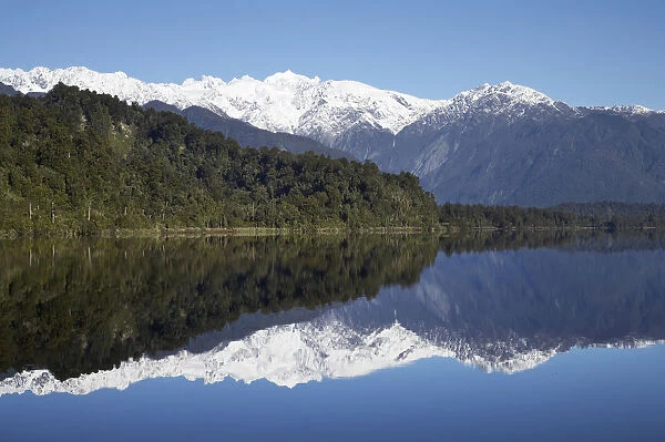 Reflections, Lake Mapourika, West Coast, South Island, New Zealand
