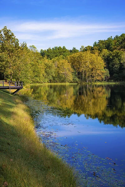 Reflections, Otter Lake, Blue Ridge Parkway, Virginia, USA