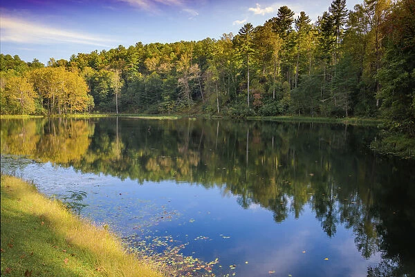 Reflections, Otter Lake, Blue Ridge Parkway, Virginia, USA