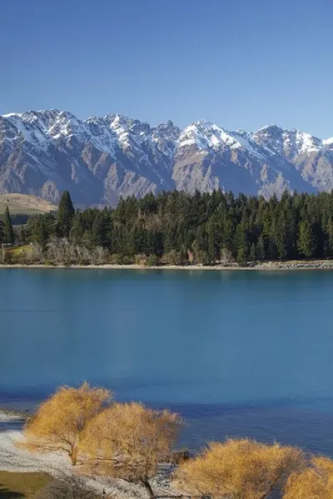 Framed Print : The Remarkables and Lake Wakatipu, Queenstown, South Island, New Zealand