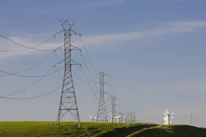 Framed Print : Renewable energy through wind power is collected via wind turbines in northern California s Framed Print : Renewable energy through wind power is collected via wind turbines in northern California s