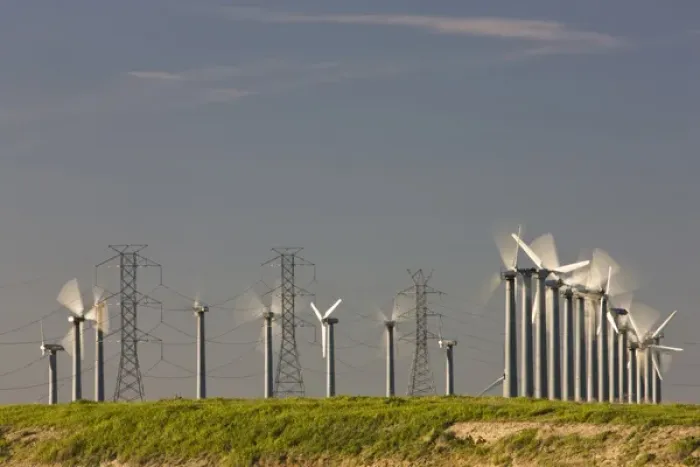 Framed Print : Renewable energy through wind power is collected via wind turbines in northern California s Framed Print : Renewable energy through wind power is collected via wind turbines in northern California s