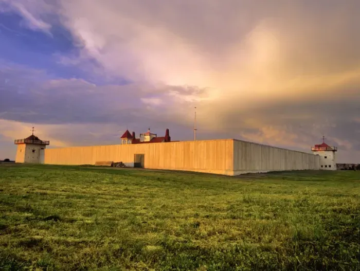 Framed Print : Replica of historic Fort Union at the North Dakota and Montana state line Framed Print : Replica of historic Fort Union at the North Dakota and Montana state line