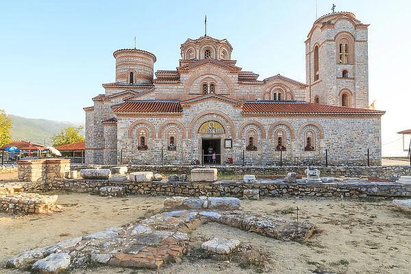 Republic of Macedonia, Ohrid, Lake Ohrid, Saint Panteleimon monastery on Plaosnik