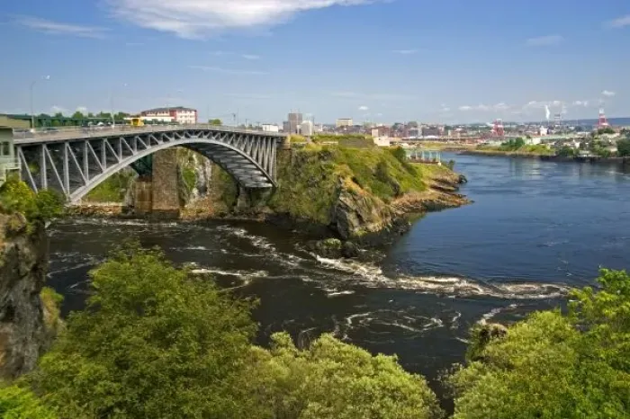 Framed Print : Reversing falls on the St. John River at St. John, New Brunswick, Canada Framed Print : Reversing falls on the St. John River at St. John, New Brunswick, Canada