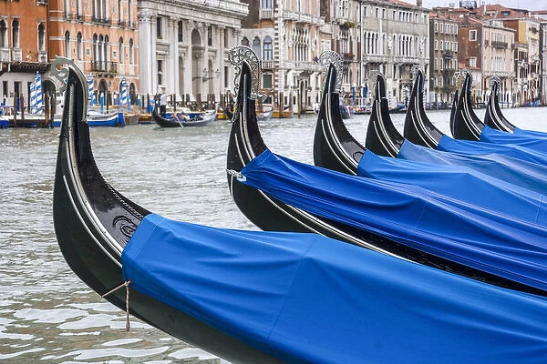 RF. Gondola. Grand Canal. Venice. Italy