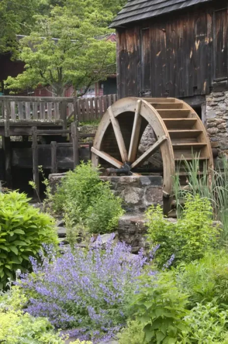 Framed Print : Rhode Island, USA. Stuart Gilbert Grist Mill state park
