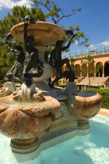 Framed Print : Ringling Museum Courtyard Fountain Framed Print : Ringling Museum Courtyard Fountain