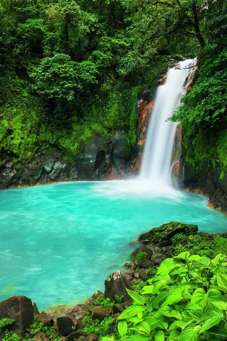 Framed Print : Rio Celeste Waterfall, Tenorio Volcano National Park, Guanacaste Province, Costa Rica Framed Print : Rio Celeste Waterfall, Tenorio Volcano National Park, Guanacaste Province, Costa Rica
