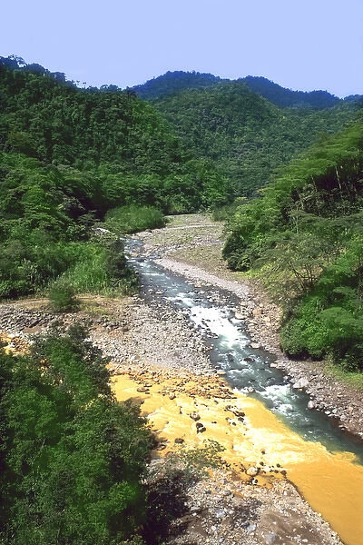 06. Rio Sucico Merges into the Clear Volano Rio Patria Costa Rica