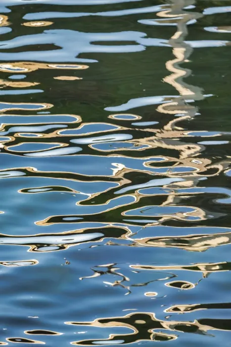 Framed Print : Rippled water reflection Framed Print : Rippled water reflection