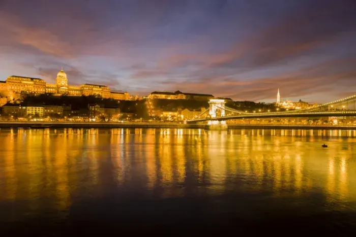 Framed Print : RM. Buda Castle. Chain Bridge. Nightscape. Donau ( Danube ) River surroundings. Budapest Framed Print : RM. Buda Castle. Chain Bridge. Nightscape. Donau ( Danube ) River surroundings. Budapest