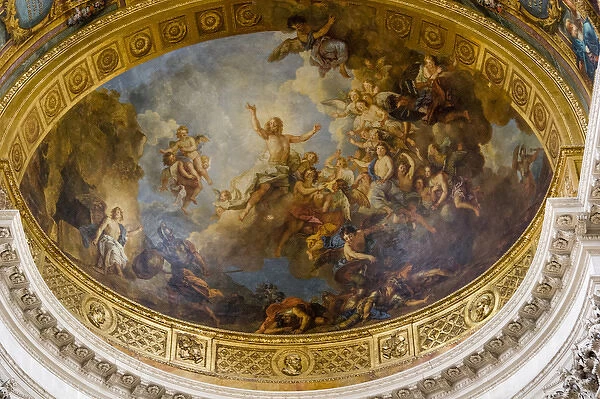 RM. Ceiling murals. Versailles. France