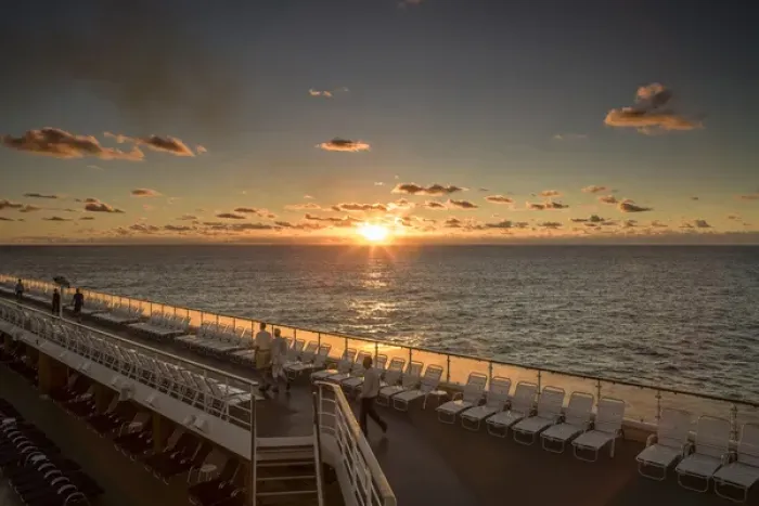 Framed Print : RM. Cruise sunrise. Atlantic Ocean