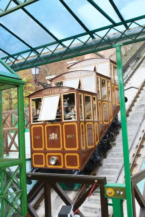 Framed Print : RM. Funicular. Budapest. Hungary Framed Print : RM. Funicular. Budapest. Hungary