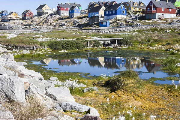 RM. Home buildings Ilulissat. Greenland