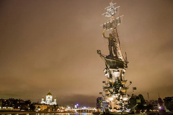 RM. Statue. Peter the Great. Moscow. Russia
