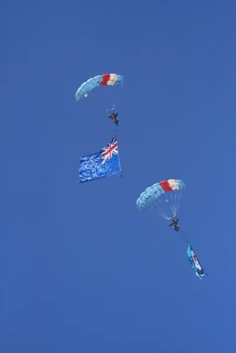 Framed Print : RNZAF Sky Divers, Warbirds over Wanaka, Wanaka, South Island, New Zealand Framed Print : RNZAF Sky Divers, Warbirds over Wanaka, Wanaka, South Island, New Zealand