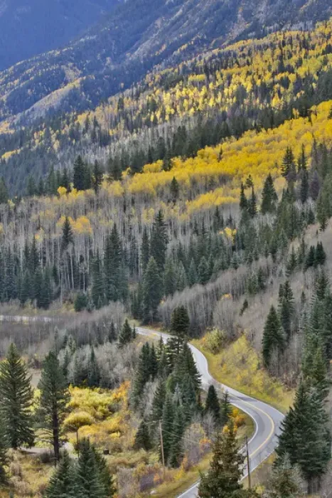 Framed Print : Road along Crystal River taken from just below McClure Pass, Colorado Framed Print : Road along Crystal River taken from just below McClure Pass, Colorado