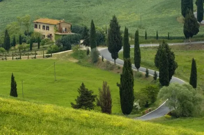 Framed Print : Road from Pienza to Montepulciano, Monticchiello, Val d Orcia, Siena province, Tuscany, Italy Framed Print : Road from Pienza to Montepulciano, Monticchiello, Val d Orcia, Siena province, Tuscany, Italy