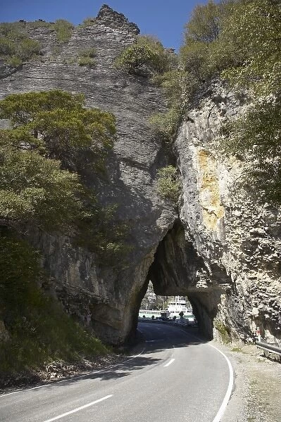 Road Tunnel, Tarakohe, Golden Bay, Nelson Region, South Island, New Zealand