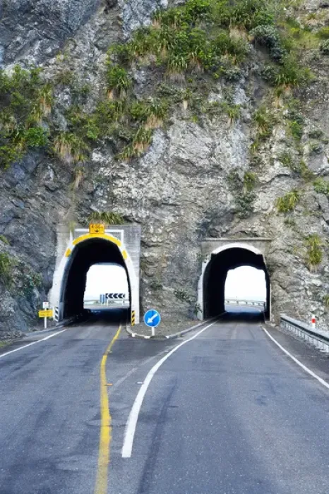Framed Print : Road Tunnels, Kaikoura Coastal Road, Marlborough, South Island, New Zealand Framed Print : Road Tunnels, Kaikoura Coastal Road, Marlborough, South Island, New Zealand
