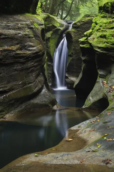 Framed Print : Robinson Falls, also known as Corkscrew Falls, carves through a small gorge of Black Hand Framed Print : Robinson Falls, also known as Corkscrew Falls, carves through a small gorge of Black Hand
