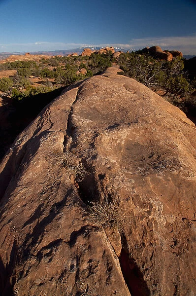 Rock Fin at Devils Garden, Arches National Park, Utah, US