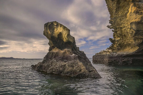 Rock formation off Bartholomew Island, Galapagos Islands, Ecuador