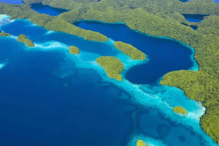 Framed Print : Rock Islands, Palau