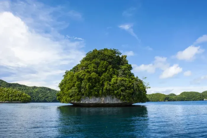 Framed Print : Rock islands, Palau, Central Pacific Framed Print : Rock islands, Palau, Central Pacific