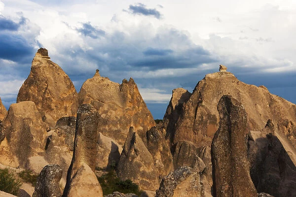 Rock pillars in Cappadocia, UNESCO World Heritage Site, Turkey
